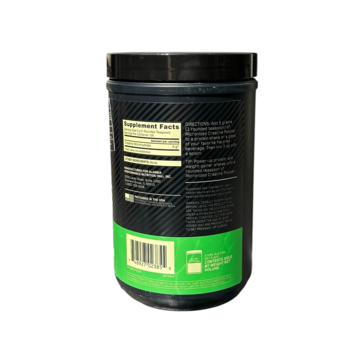 CREATINA MICRONIZADA - OPTIMUM NUTRITION