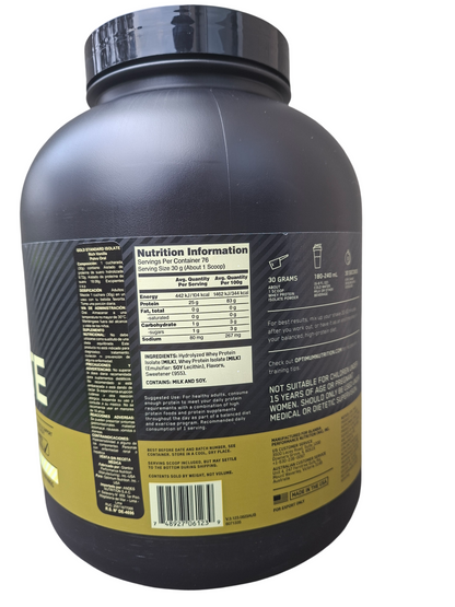 GOLD STANDARD 100% ISOLATE 5LB