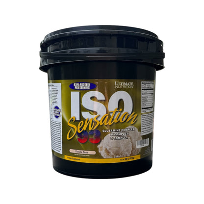 ISO SENSATION - 5 LB (2.27 KG) - VANILLA BEAN - ULTIMATE NUTRITION