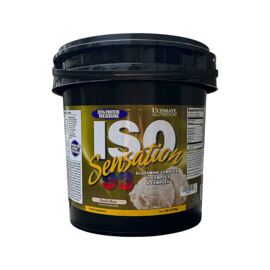 ISO SENSATION - 5 LB (2.27 KG) - VANILLA BEAN - ULTIMATE NUTRITION