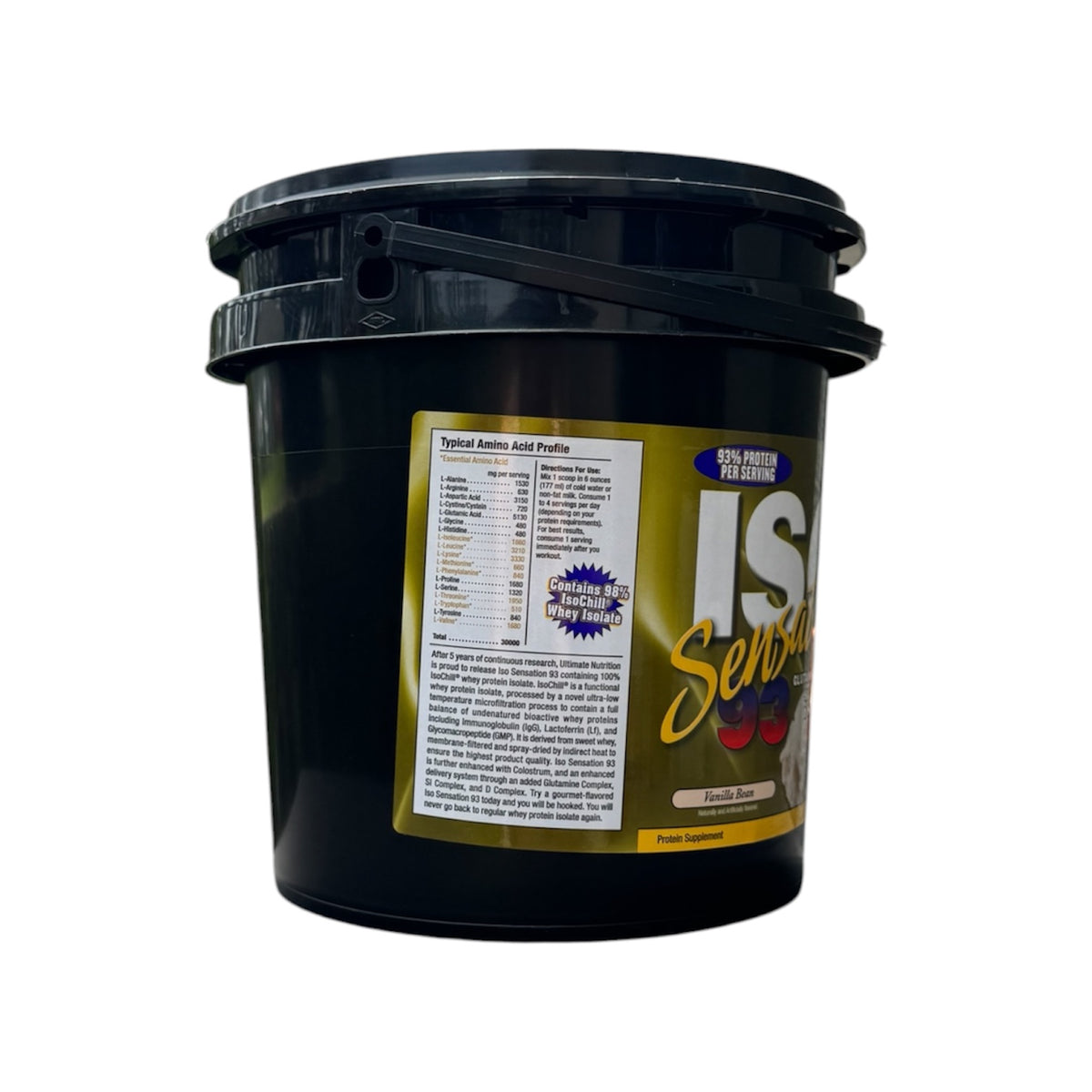 ISO SENSATION - 5 LB (2.27 KG) - VANILLA BEAN - ULTIMATE NUTRITION