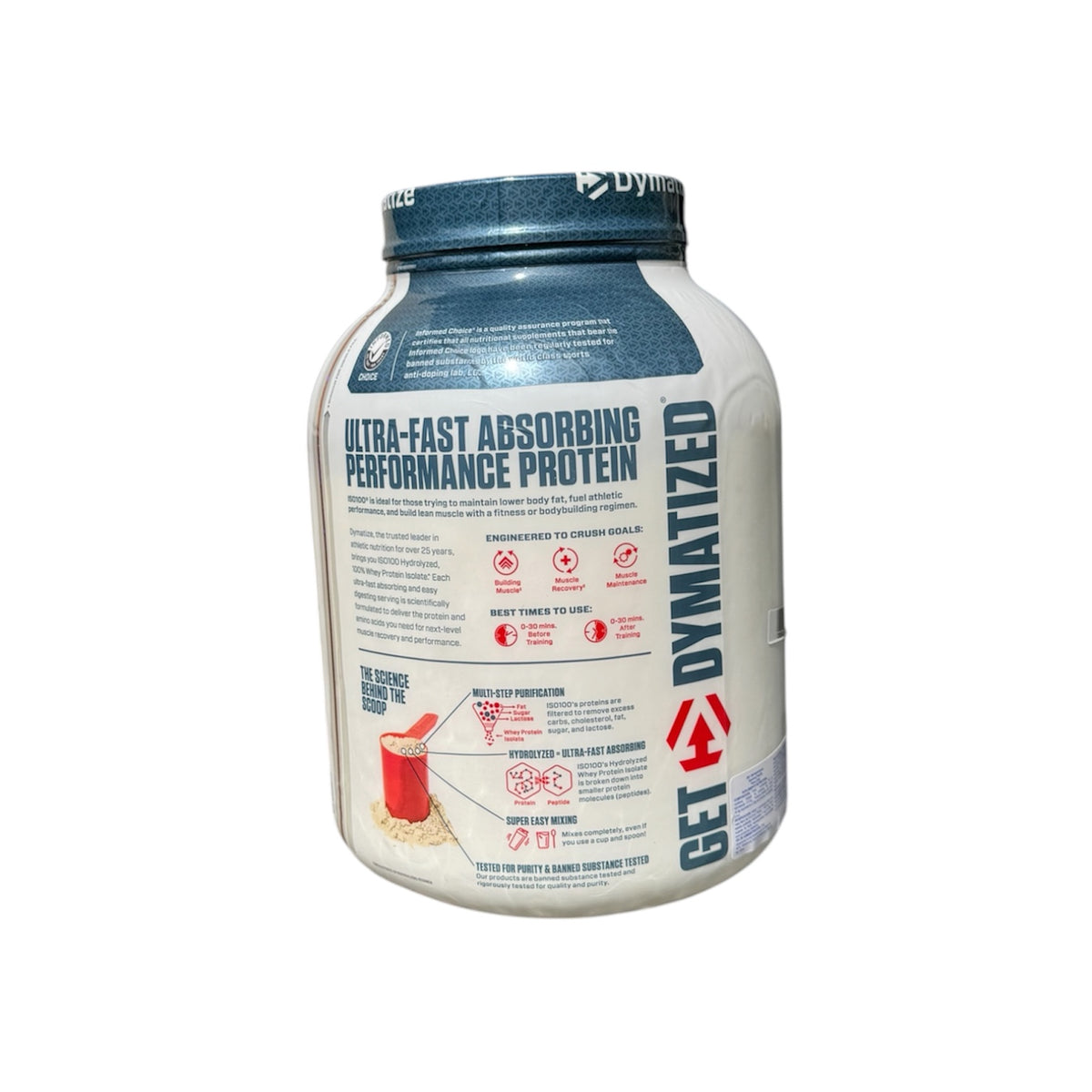 ISO 100 HYDROLIZED - GOURMET VANILLA - DYMATIZE