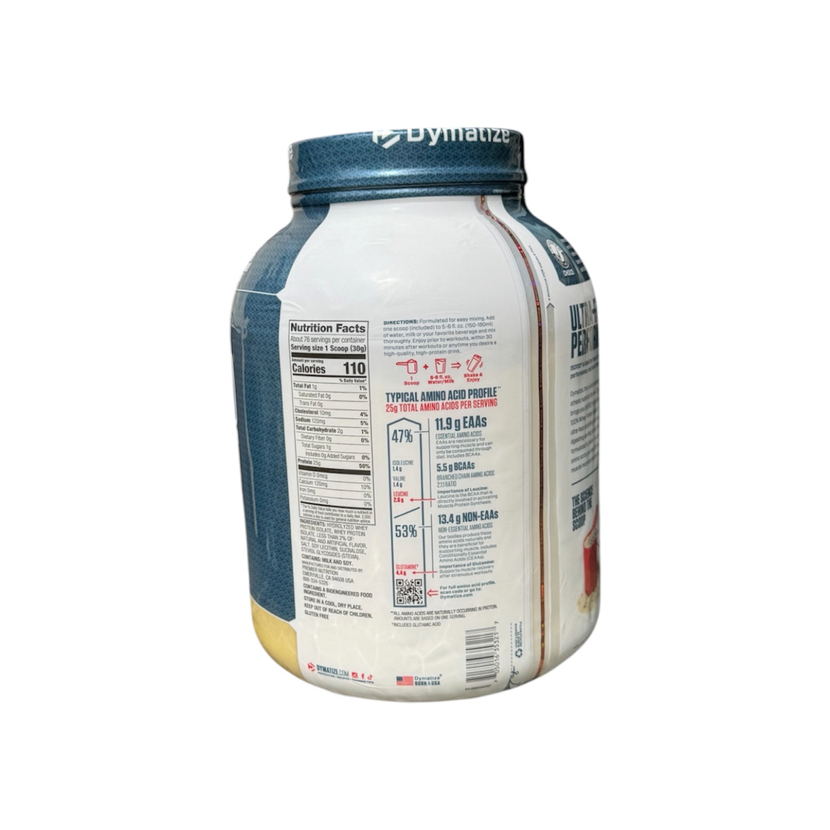 ISO 100 HYDROLIZED - GOURMET VANILLA - DYMATIZE