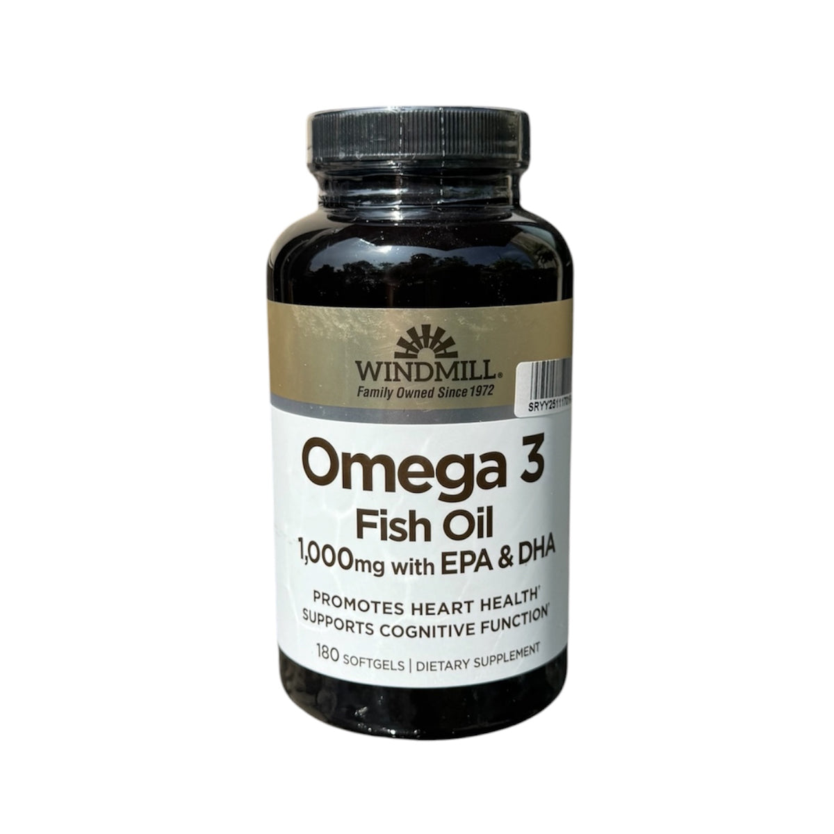OMEGA 3 FISH OIL EPA & DHA - 180 CAPS - WINDMILL