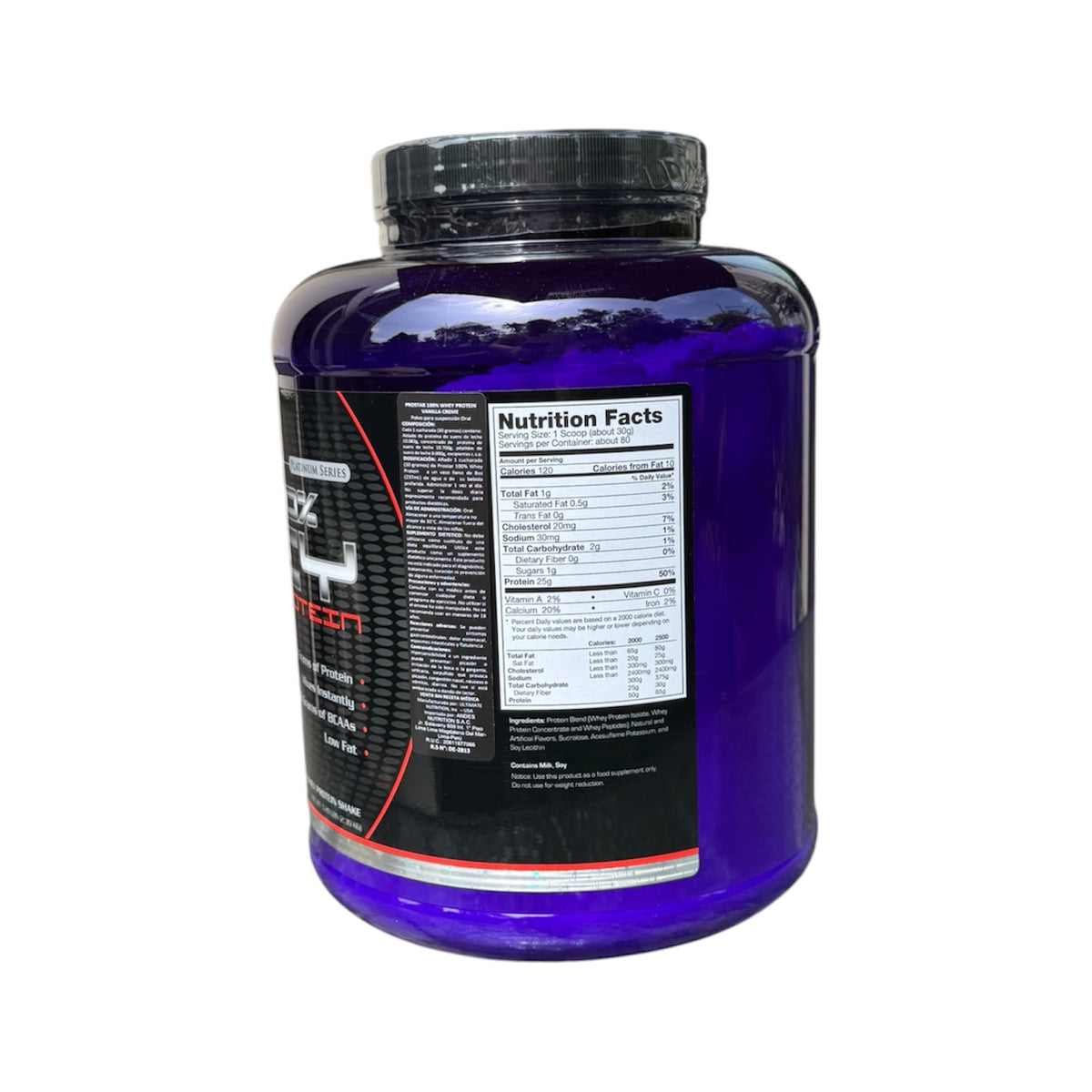 PROSTAR 100% WHEY PROTEIN - VANILLA CREME - ULTIMATE NUTRITION